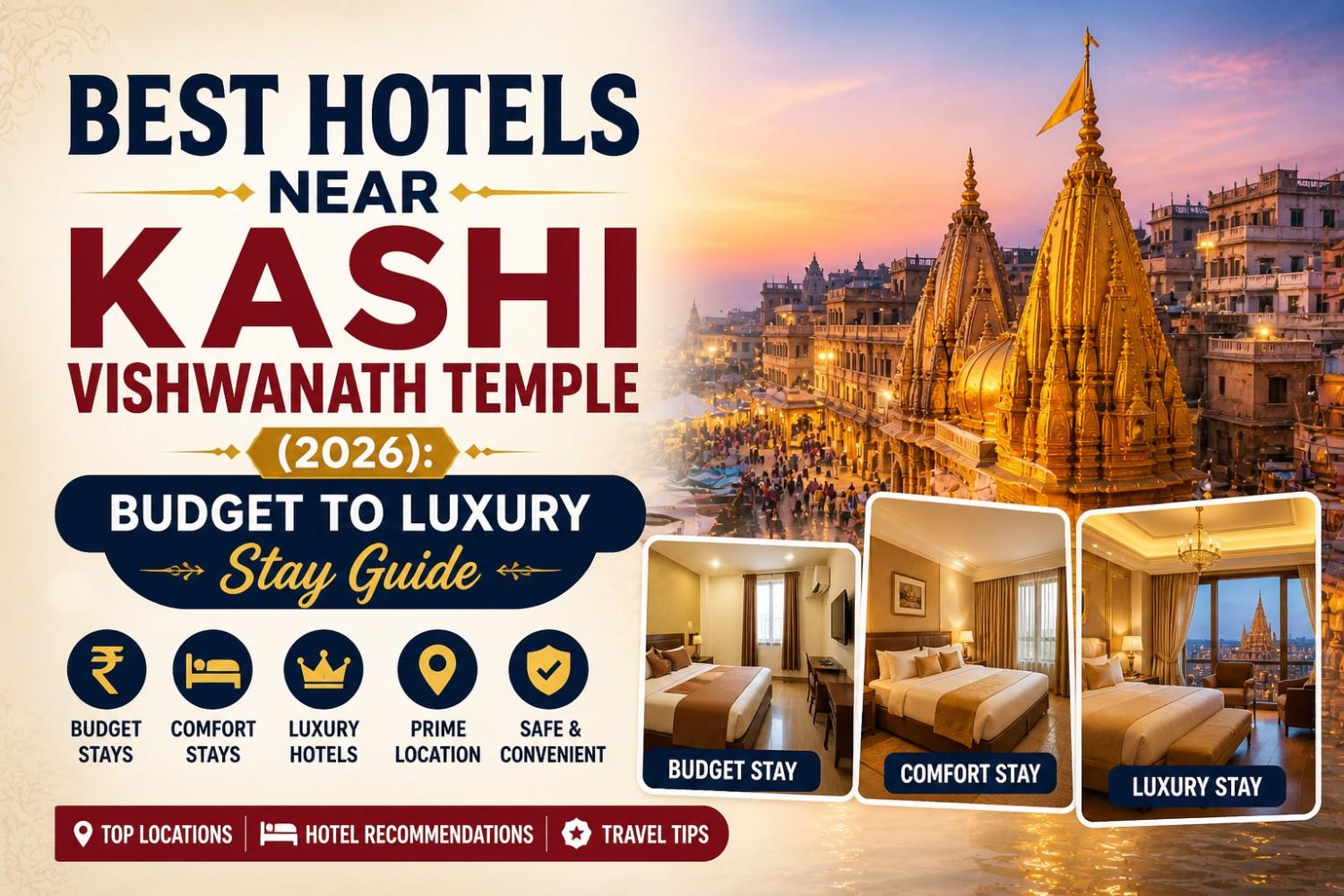 Best Hotels Near Kashi Vishwanath Temple (2026): Budget to Luxury Stay Guide