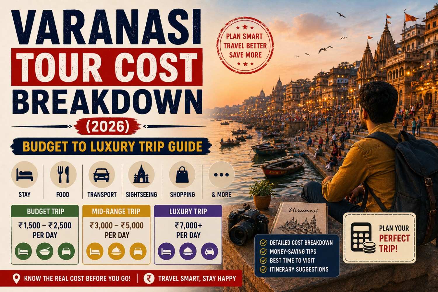 Varanasi Tour Cost Breakdown (2026): Budget to Luxury Trip Guide