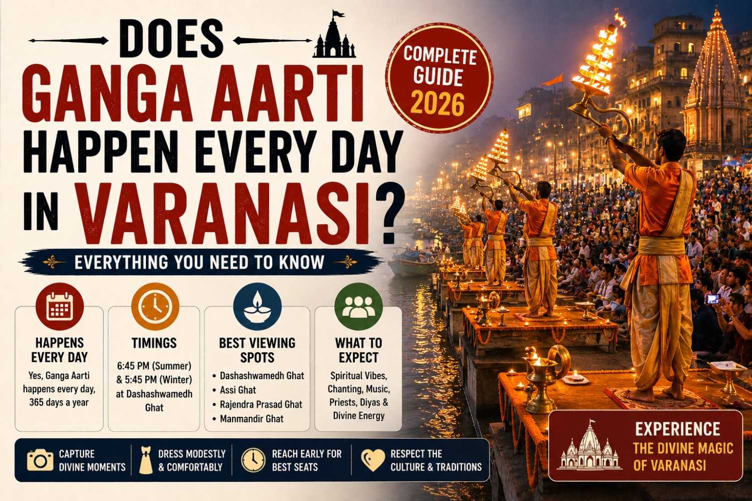 Does Ganga Aarti Happen Every Day in Varanasi? (Complete Guide 2026)