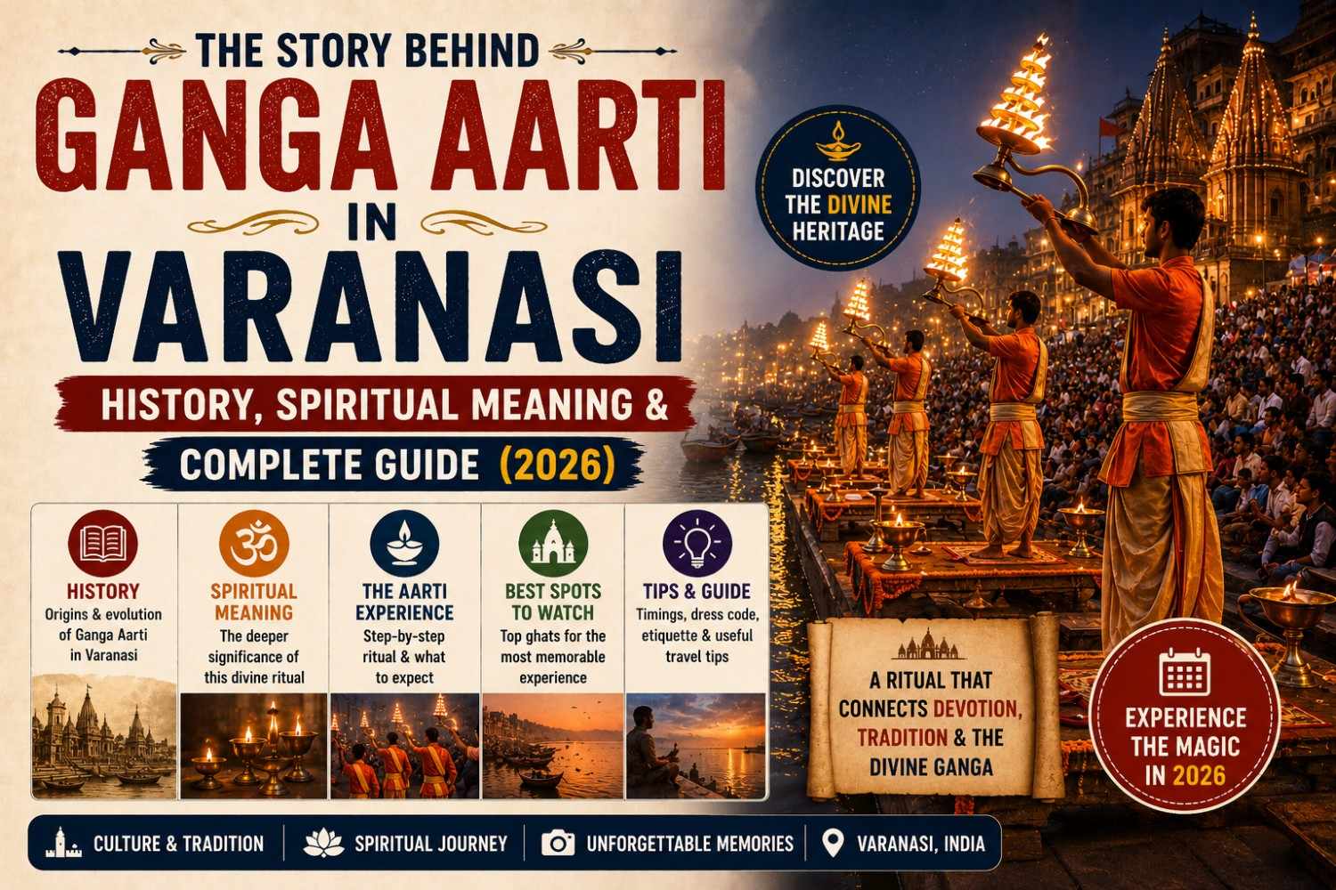 Story Behind Ganga Aarti in Varanasi – History, Spiritual Meaning & Complete Guide (2026)