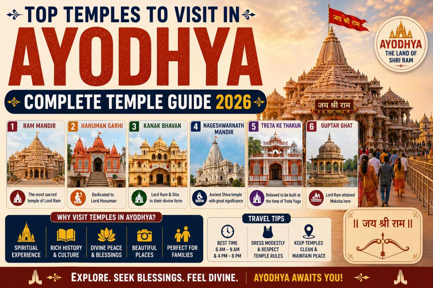 Top Temples to Visit in Ayodhya (Complete Temple Guide 2026)